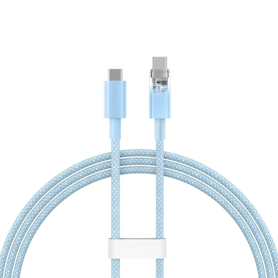 Baseus Explorer USB-C – USB-C 100 W 1 m niebieski