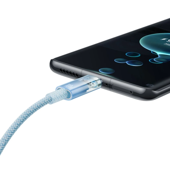 Baseus Explorer USB-C – USB-C 100 W 1 m niebieski