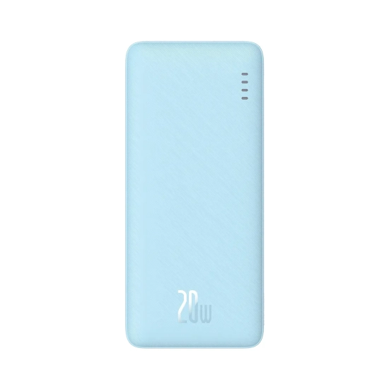 Powerbank 10000mAh Airpow Fast Charge 20W - niebieski