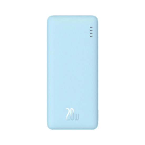 Baseus Airpow Fast Charge powerbank 10000mAh 20W niebieski — wariant produktu marki Baseus, kolor niebieski, pojemność 1
