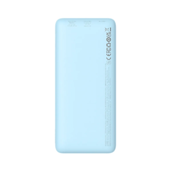 Baseus Airpow Fast Charge powerbank 10000 mAh 20 W niebieski