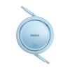 Kabel Baseus Free2Draw Mini USB-C–USB-C 100 W 1 m niebieski – produkt w dokładnym wariancie wskazanym kodem P10364500311