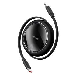 Kabel Baseus Free2Draw Mini USB-C – USB-C 100W 1 m czarny