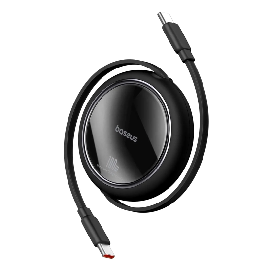 Kabel Baseus Free2Draw Mini USB-C – USB-C 100W 1 m czarny
