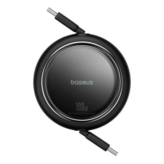 Kabel Baseus Free2Draw Mini USB-C – USB-C 100W 1 m czarny