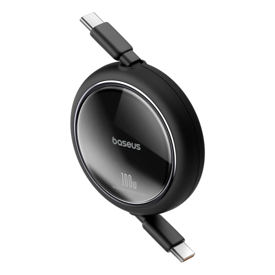 Kabel Baseus Free2Draw Mini USB-C – USB-C 100W 1 m czarny