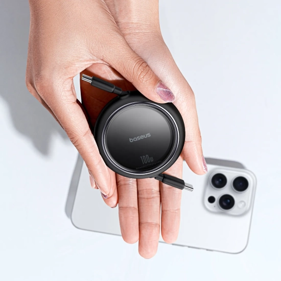 Baseus Free2Draw Mini USB-C – USB-C 100 W 1 m czarny