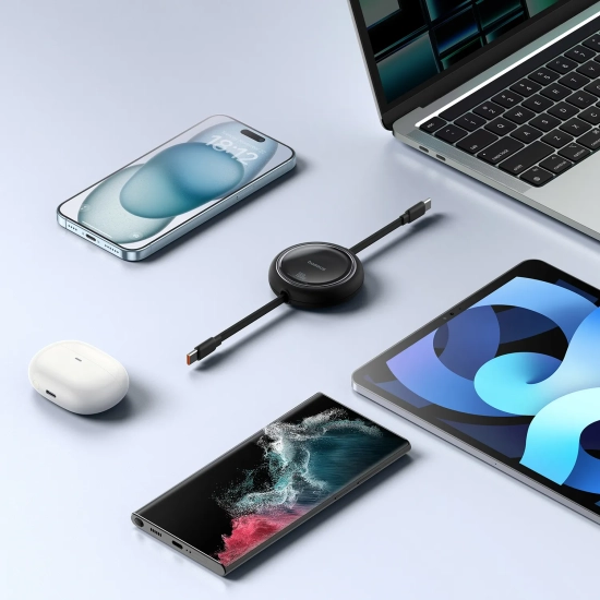 Baseus Free2Draw Mini USB-C – USB-C 100 W 1 m czarny