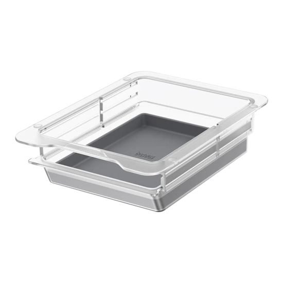 Baseus T-Space organizer do Tesla Model 3 Y szary