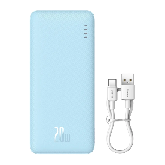 Baseus Powerbank Airpow P10022804313-00 20000 mAh 20 W niebieski