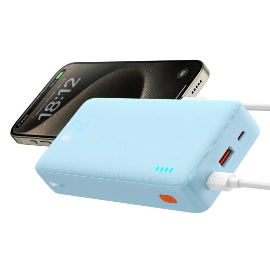 Baseus Powerbank Airpow P10022804313-00 20000 mAh 20 W niebieski