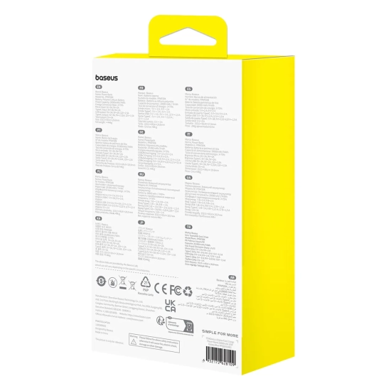 Baseus Powerbank Airpow P10022804313-00 20000 mAh 20 W niebieski