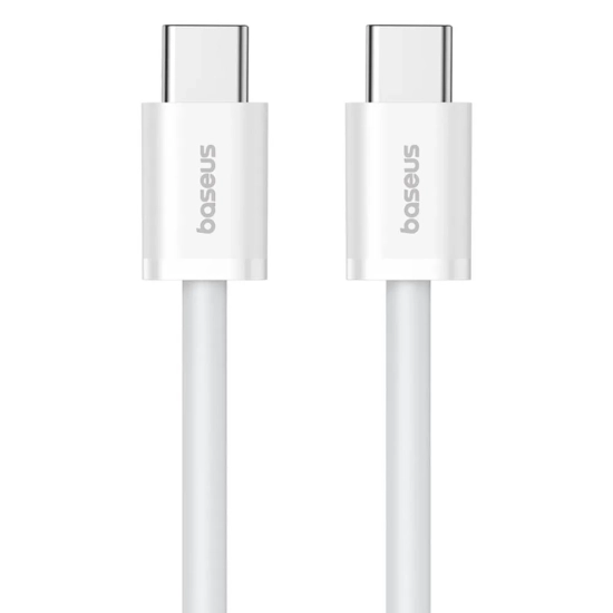Baseus Superior Series II USB-C – USB-C 30W 2 m biały – przewód ze złączami USB-C – USB-C w kolorze biały.