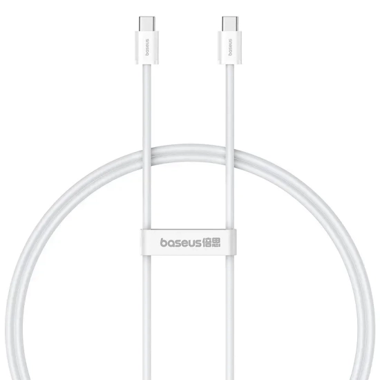 Kabel Baseus Superior II USB-C–USB-C 30W 1 m biały