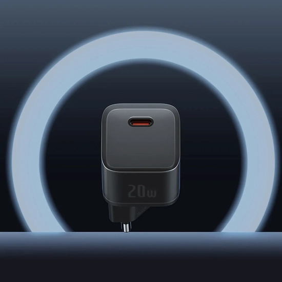 Ładowarka sieciowa USB-C GaN5S 20W - czarna