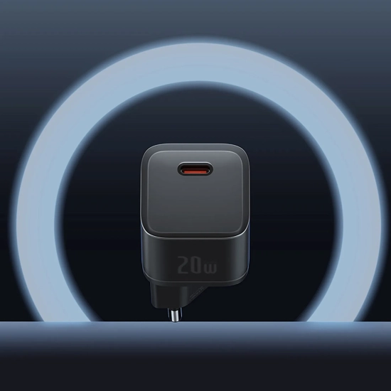 Baseus Ładowarka sieciowa GaN5S 20 W USB-C czarna
