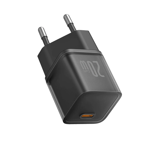Baseus Ładowarka sieciowa GaN5S 20 W USB-C czarna