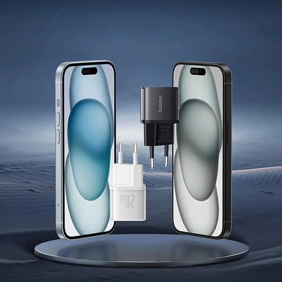 Baseus Ładowarka sieciowa GaN5S 20 W USB-C czarna