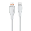Kabel Baseus Pudding USB-A – USB-C 100W 1,2 m biały