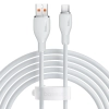 Baseus Pudding Series USB-A – USB-C 100W 1,2 m biały – przewód ze złączami USB-A – USB-C w kolorze biały.