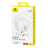 Baseus Pudding Series USB-A – USB-C 100 W 1,2 m biały