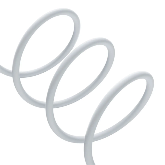 Kabel Baseus Pudding USB-A – USB-C 100W 1,2 m biały