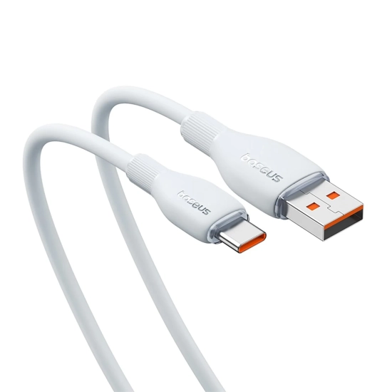Baseus Pudding Series USB-A – USB-C 100 W 1,2 m biały