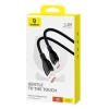 Baseus Kabel Pudding USB-A–USB-C 1,2 m 100 W czarny