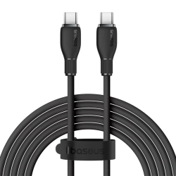 Baseus Pudding Series USB-C – USB-C 100W 1,2 m czarny – przewód ze złączami USB-C – USB-C w kolorze czarny.