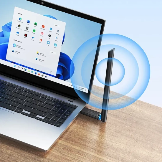 Karta Wi-Fi USB Baseus FastJoy 150 Mb/s 2,4 GHz 6 dBi czarna