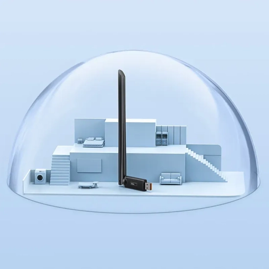 Karta Wi-Fi USB Baseus FastJoy 150 Mb/s 2,4 GHz 6 dBi czarna