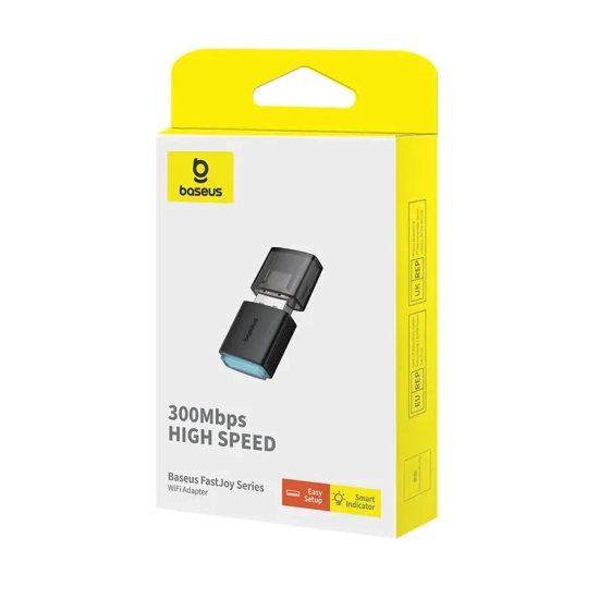 Karta Wi-Fi USB Baseus FastJoy 300 Mb/s 2,4 GHz czarna