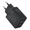 Ładowarka sieciowa USB-C USB-A Cube Pro 30W - czarna