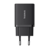 Baseus Cube Pro ładowarka sieciowa 30W USB-C USB-A czarna — wariant produktu marki Baseus, kolor czarny, moc do 30W.
