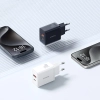 Baseus Cube Pro ładowarka sieciowa 30 W USB-C USB-A czarna