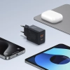 Baseus Cube Pro ładowarka sieciowa 30 W USB-C USB-A czarna