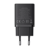 Baseus Cube Pro ładowarka sieciowa 30 W USB-C USB-A czarna