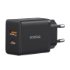 Baseus Cube Pro ładowarka sieciowa 30 W USB-C USB-A czarna