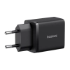 Baseus Cube Pro ładowarka sieciowa 30 W USB-C USB-A czarna