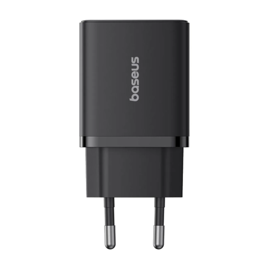 Baseus Cube Pro ładowarka sieciowa 30W USB-C USB-A czarna — wariant produktu marki Baseus, kolor czarny, moc do 30W.