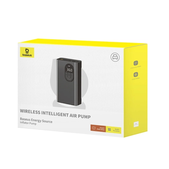 Baseus Kompresor samochodowy Energy Source 120 PSI szary