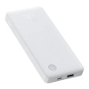 Powerbank 10000mAh 15W Airpow Lite z kablem USB-A - USB-C 30cm - biały