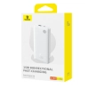Powerbank 10000mAh 15W Airpow Lite z kablem USB-A - USB-C 30cm - biały