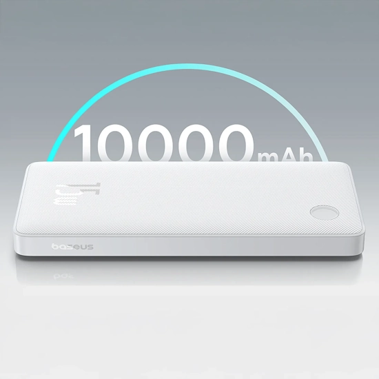 Baseus Airpow Lite powerbank 10000 mAh 15 W biały