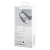 Hub USB-A Baseus UltraJoy 4x USB-A 3.0 50 cm szary