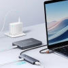 Hub USB-A Baseus UltraJoy 4x USB-A 3.0 50 cm szary