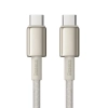 Kabel Baseus Tungsten Gold P10319800G21-00 USB-C–USB-C 100W 1 m złoty