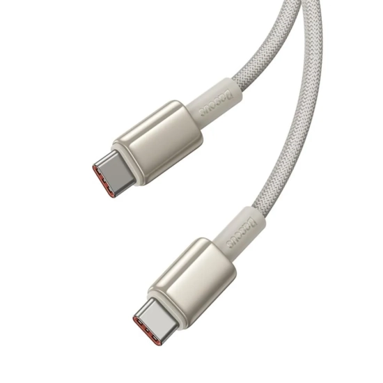 Baseus Tungsten Gold P10319800G21-00 USB-C – USB-C 100 W 1 m złoty