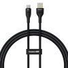 Kabel Baseus Flash 2 USB-A–USB-C 100W 1 m czarny