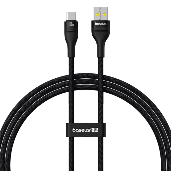 Baseus P10311804111-00 USB-A – USB-C 100 W 1 m czarny